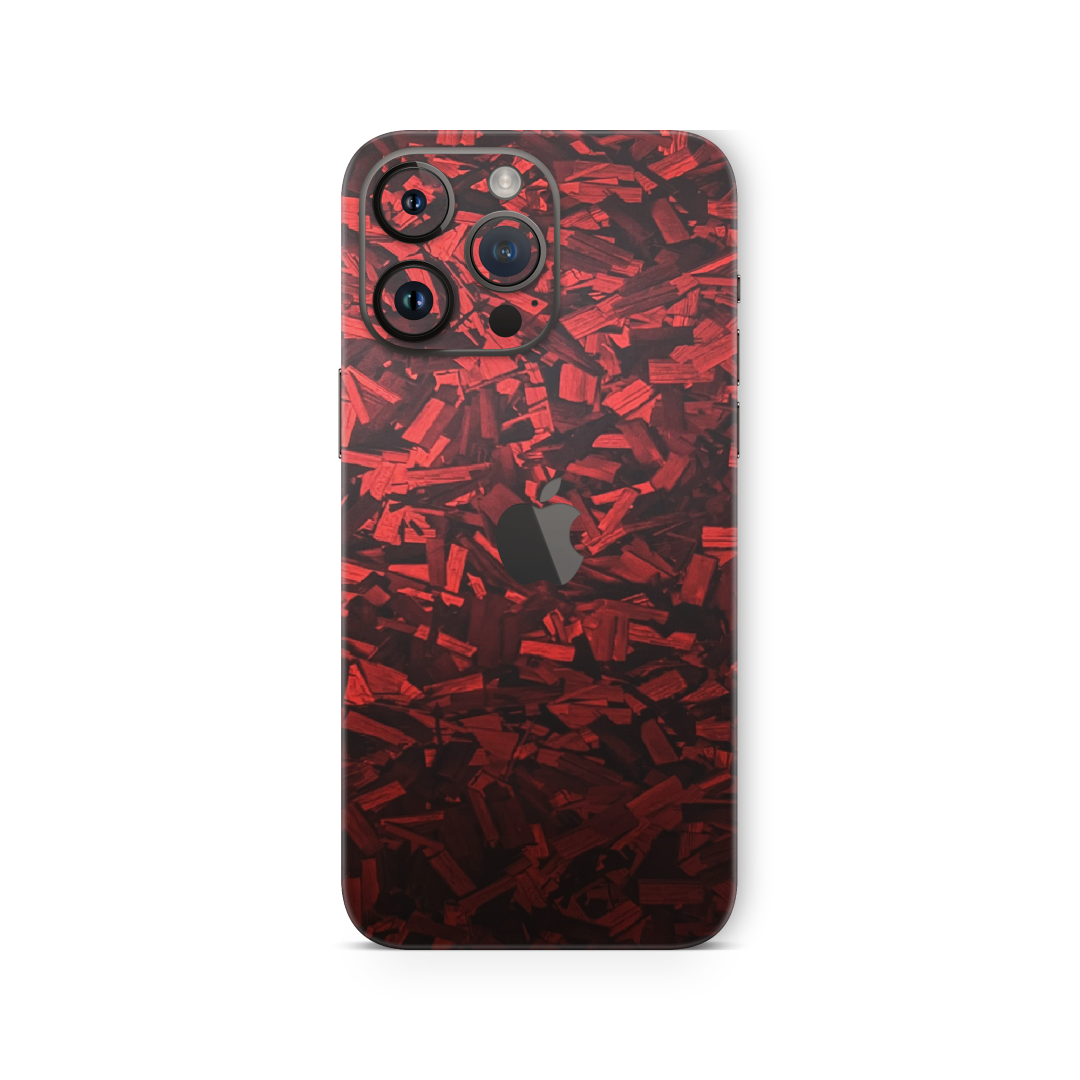 Forged Red Skin For Iphone 16 Pro Max