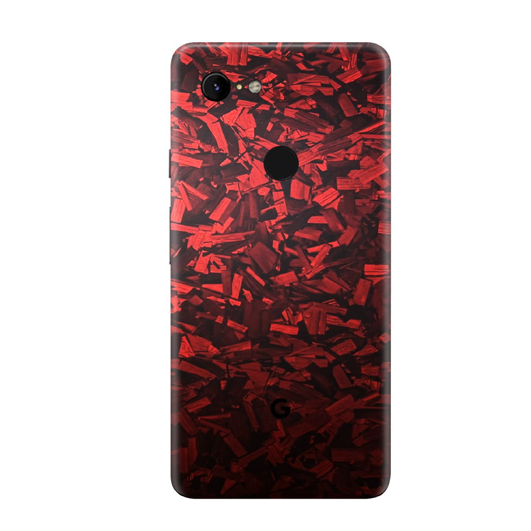 Forged Red Skin For Google Pixel 3