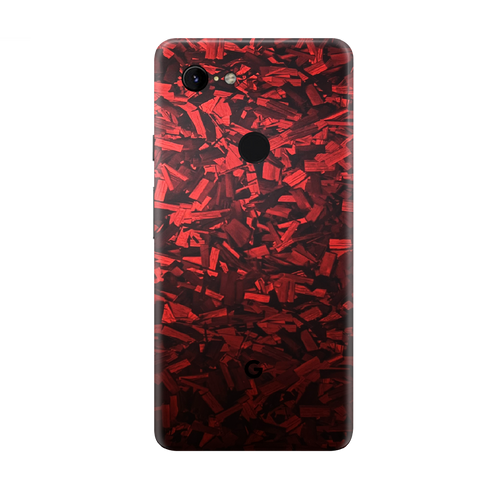 Forged Red Skin For Google Pixel 3