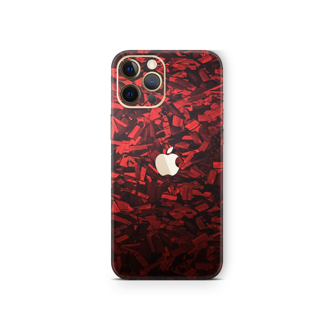 Red Forged Skin for iPhone 12 Pro