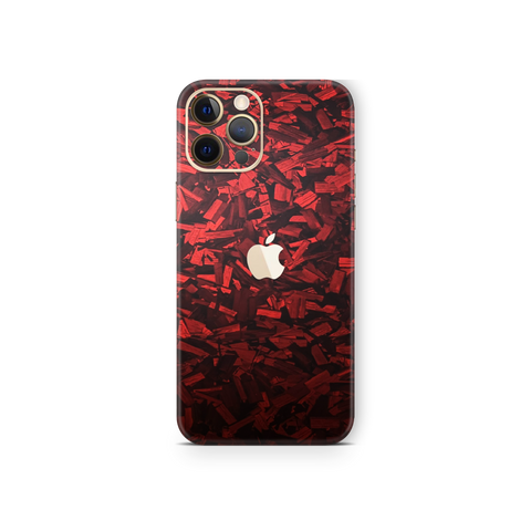 Red Forged Skin for iPhone 12 Pro