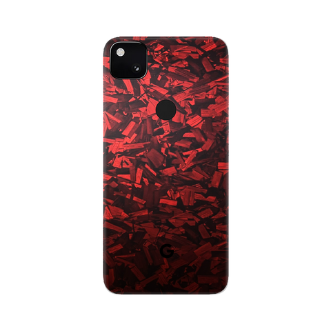 Forged Red Skin For Google Pixel 4