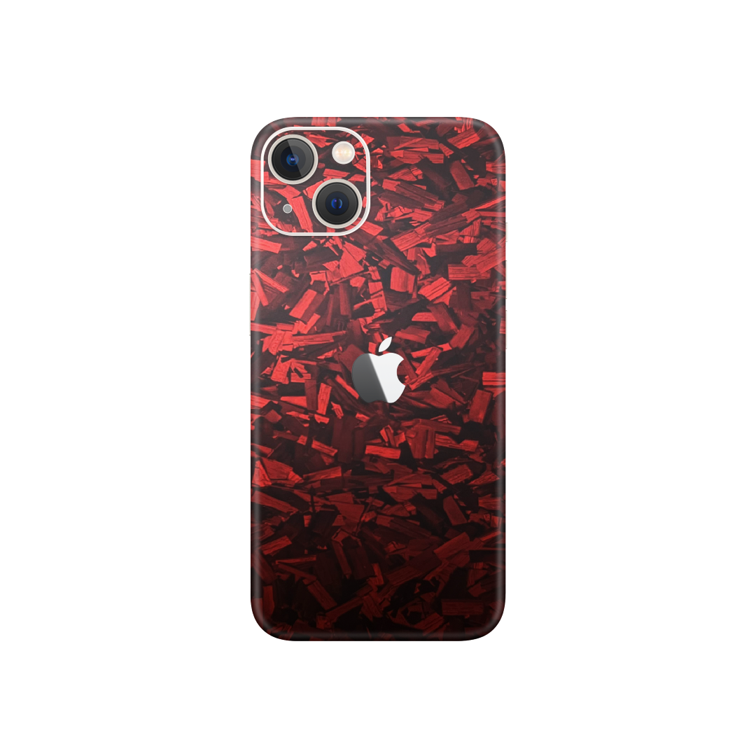 Red Forged Skin for iPhone 13