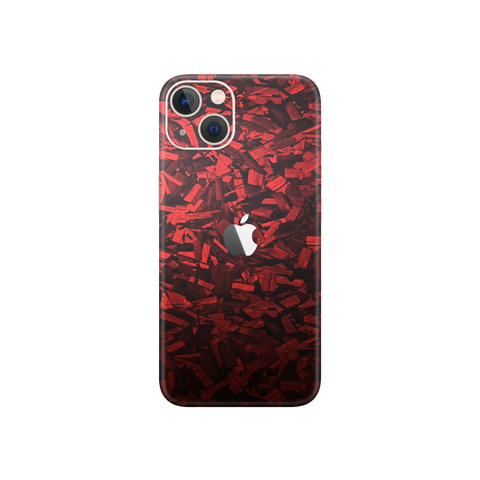 Red Forged Skin for iPhone 13