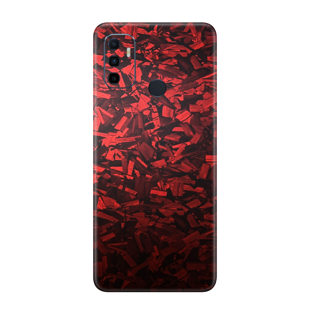 Forged Red Skin For Oppo A53s