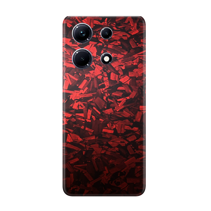 Forged Red Skin For Infinix Note 30