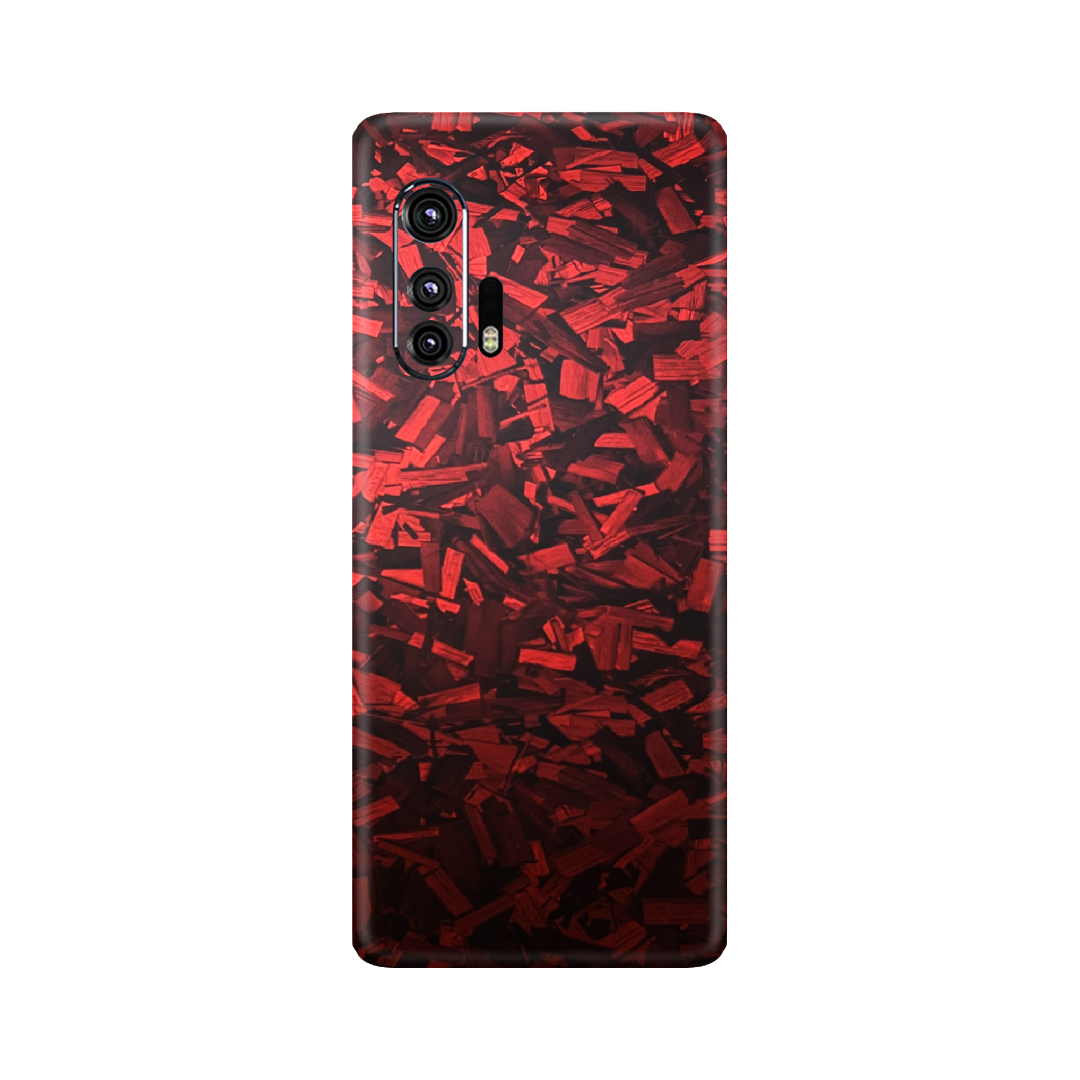 Forged Red Skin For Motorola Edge Plus
