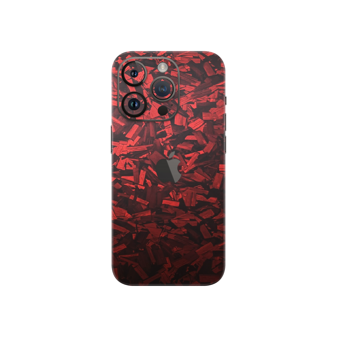 Forged Red Skin For Iphone 15 Pro