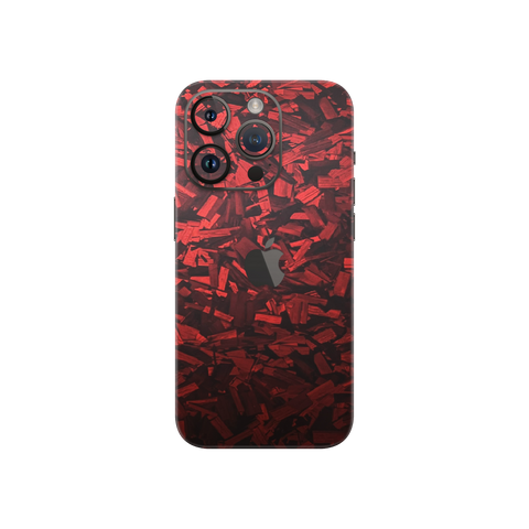 Forged Red Skin For Iphone 15 Pro