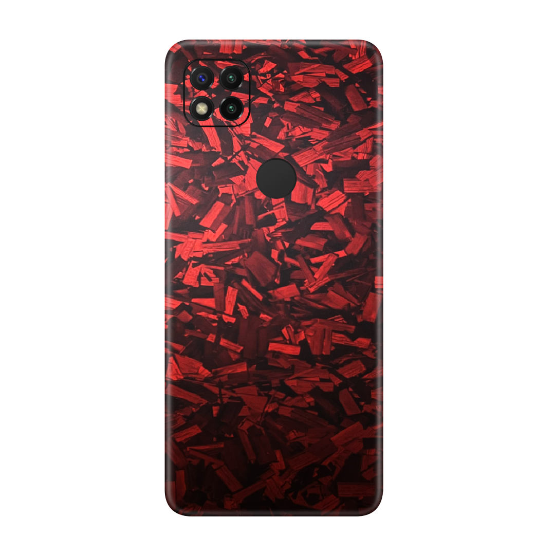 Forged Red Skin For Redmi 9c