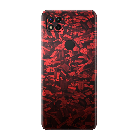 Forged Red Skin For Redmi 9c