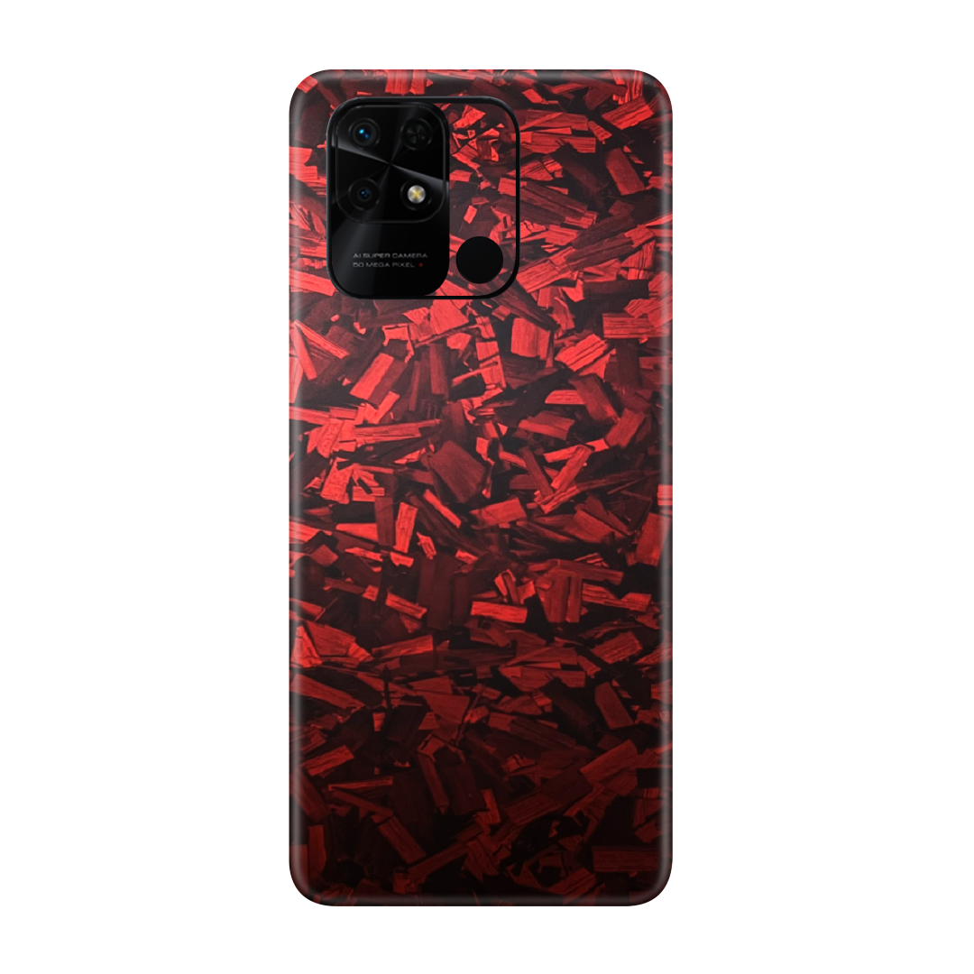 Forged Red Skin For Redmi 10c