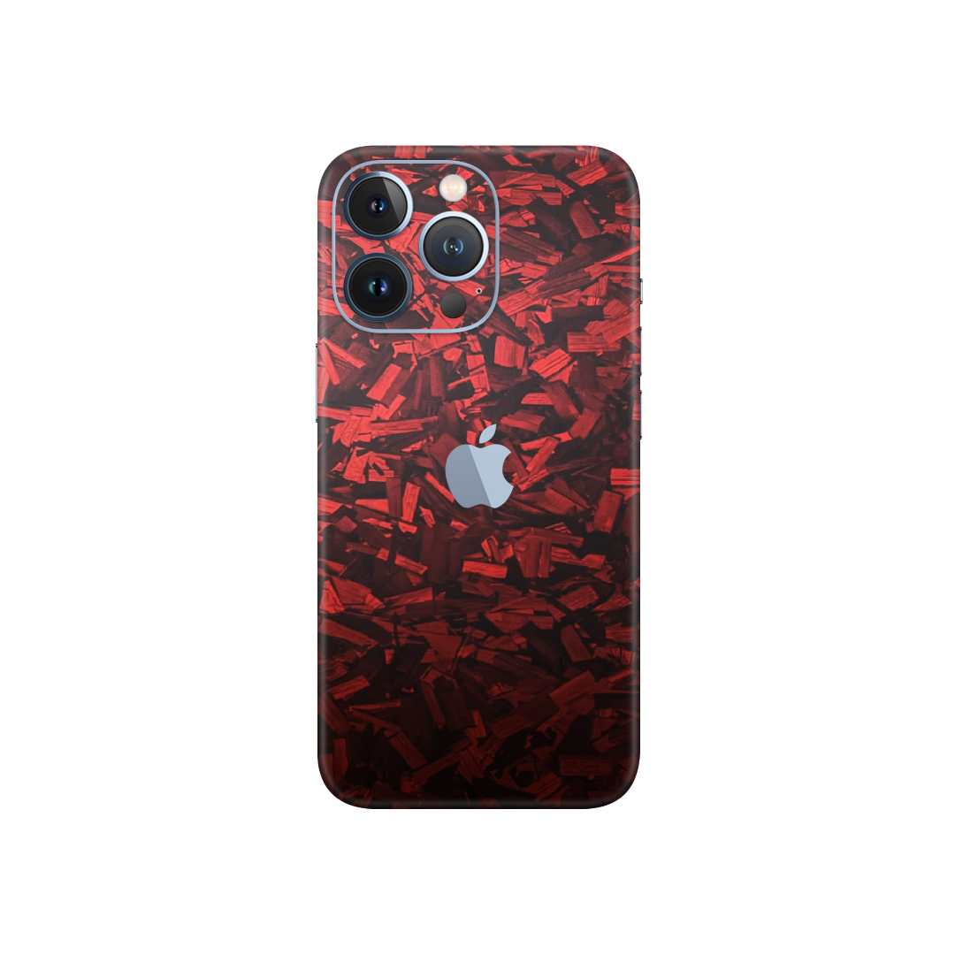 Red Forged Skin for iPhone 13 Pro