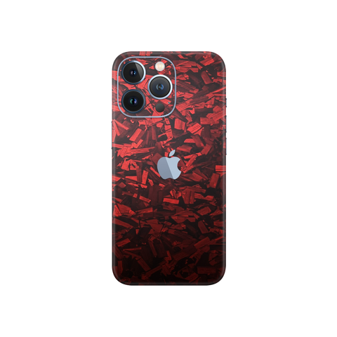 Red Forged Skin for iPhone 13 Pro