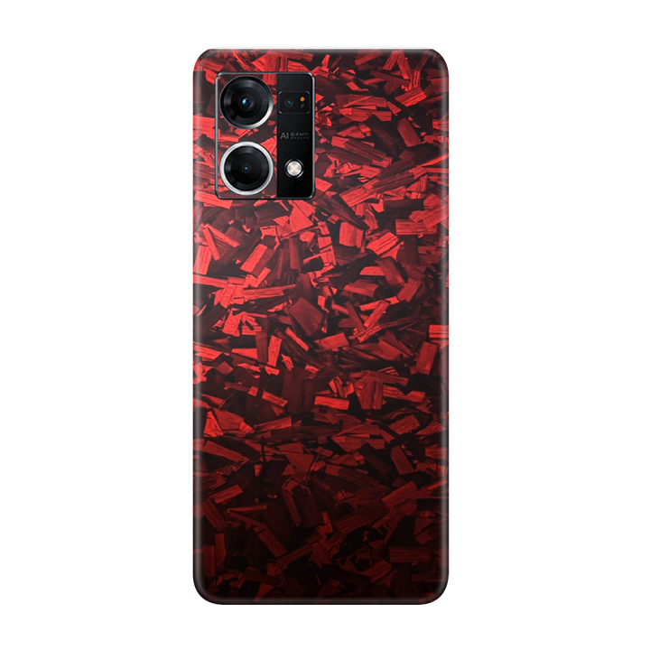 Forged Red Skin For Oppo F21 Pro 4G