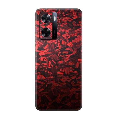 Forged Red Skin For Oppo A57 4G