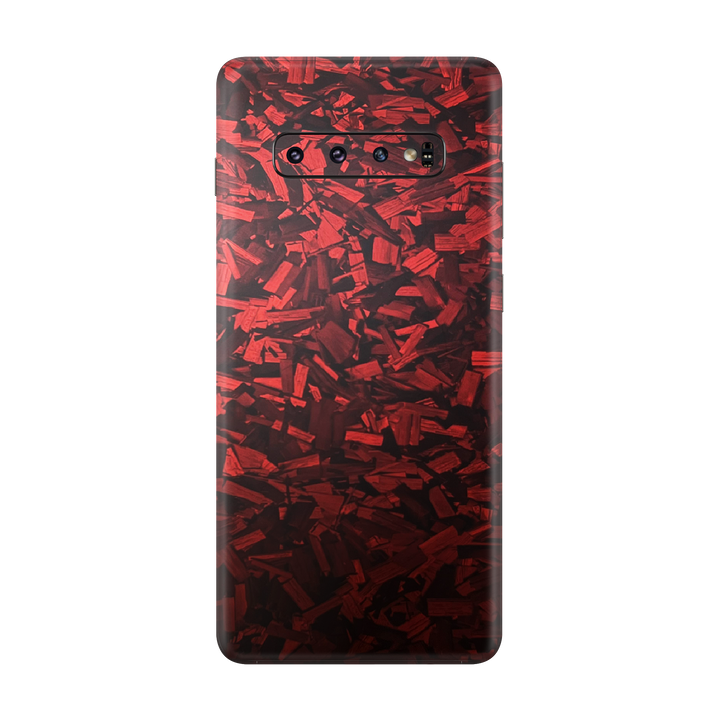 Red Forged Skin for Samsung S10 Plus