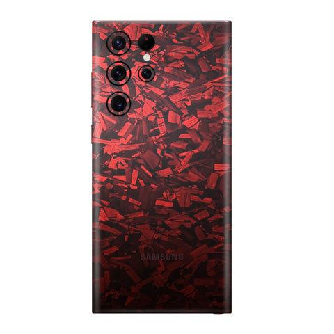 Red Forged Skin for Samsung S23 Ultra