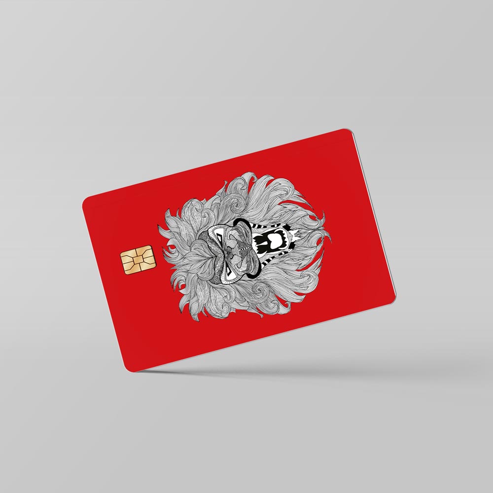 Hear Me Roar By The Doodleist - Debit & Credit Card Skin