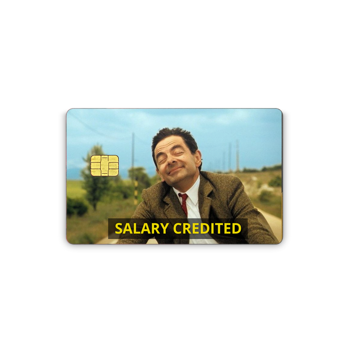 salary credited Card Skin