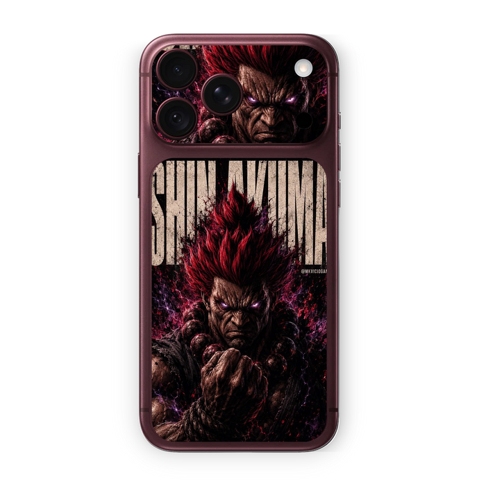 Shin Akuma Inferno Edition Phone Skin – Street Fighter Design