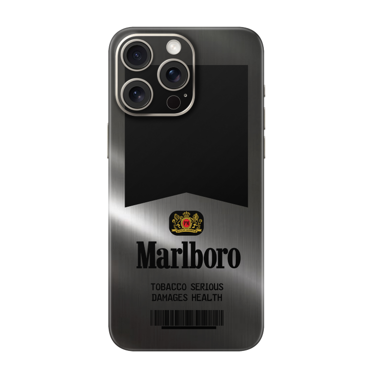 SIlver & Black Marlboro Skin