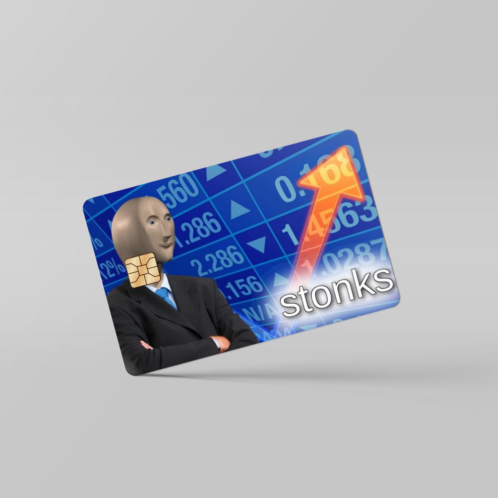 Stonks - Debit & Credit Card Skin – WrapNation