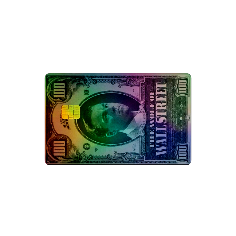 Wall Street Holographic Card Skin