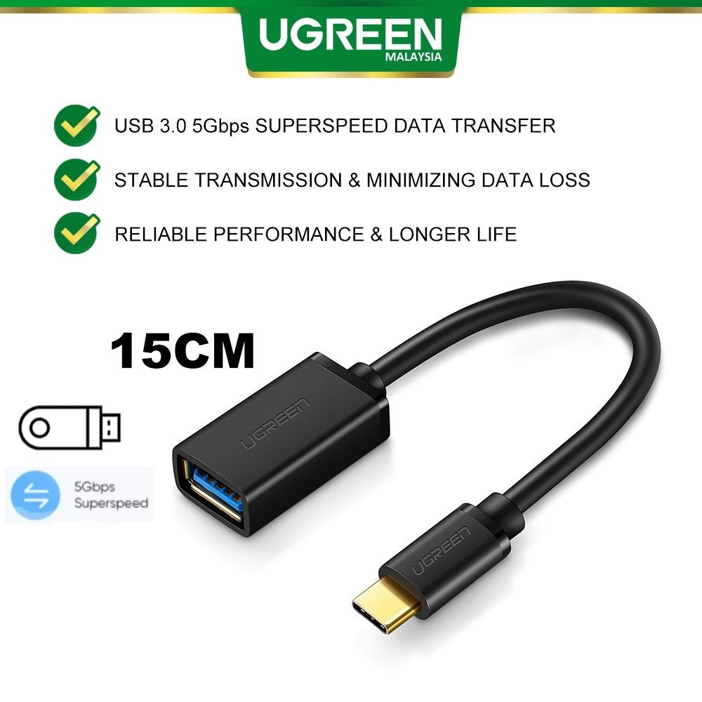 UGREEN 30701 USB C TO USB 3.0 OTG ADAPTER