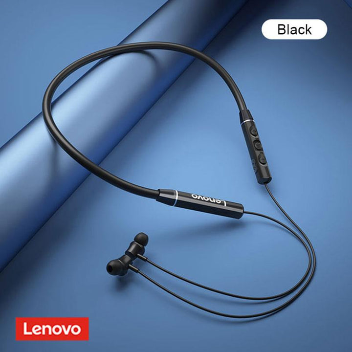 Lenovo QE03 Neck-hanging Wireless Sport Bluetooth Headphone Noise Reduction Simple Headset