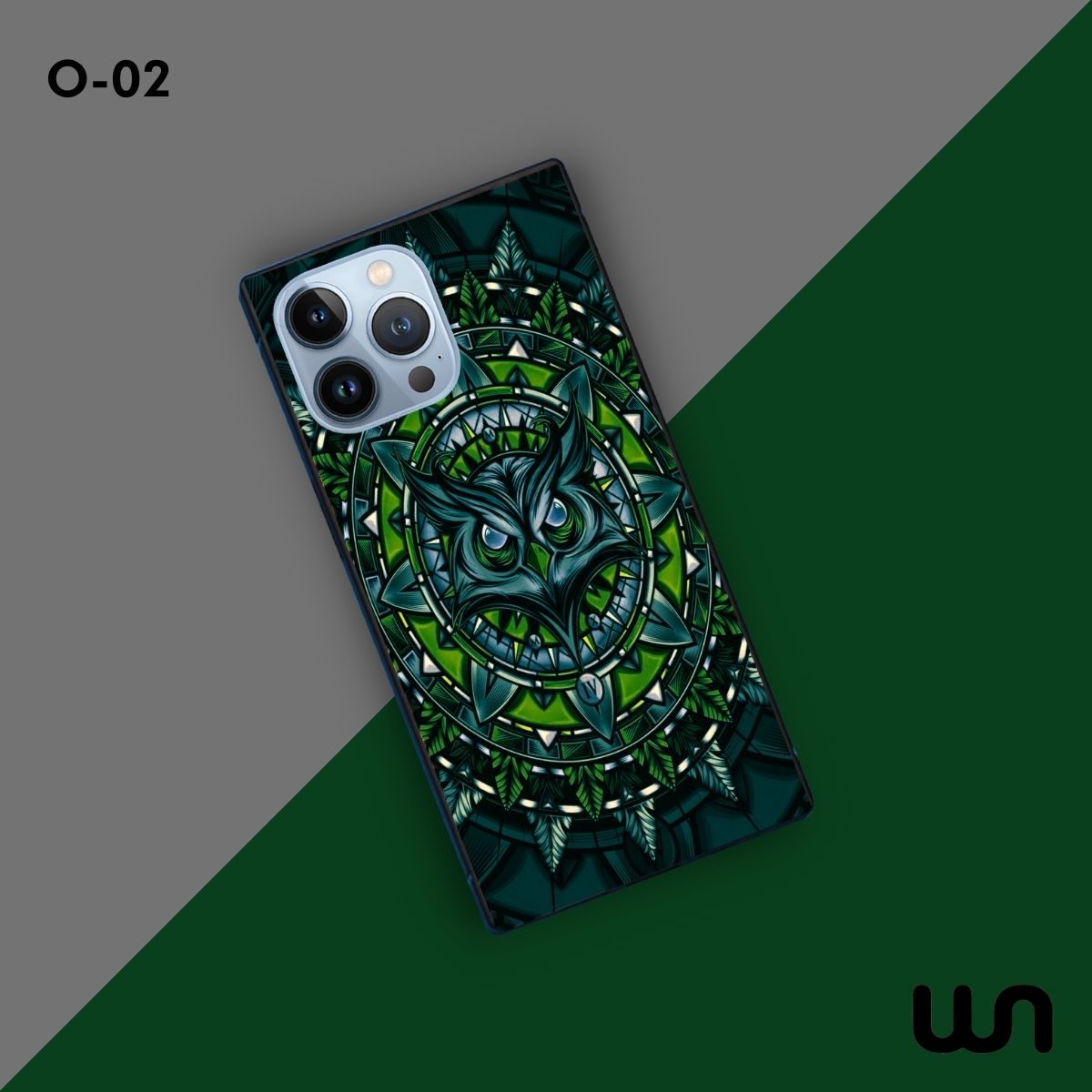 Owl Glass Case For iPhone