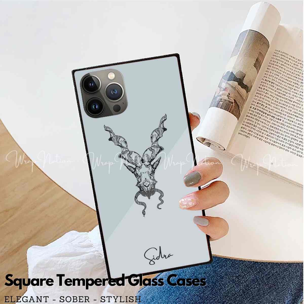 Markhor Glass Case For iPhone