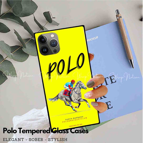 New Polo Glass Case For iPhone