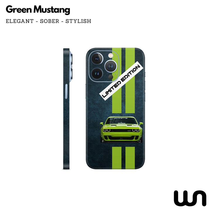 Mustang Green Skin for iPhone 13 Pro