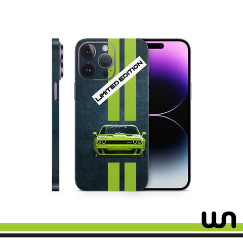 Mustang Green Skin for Iphone 14 Pro Max