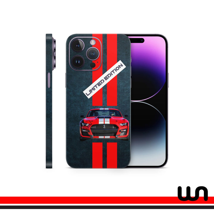 Mustang Red Skin for Iphone 14 Pro Max