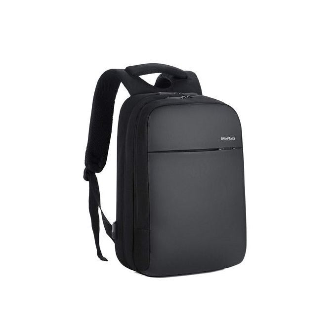 MEINAILI 1802 - 15.6-Inch Laptop Backpack With Smart Usb Charge Port - Black