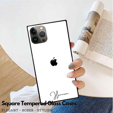 Signature Glass Case For iPhone