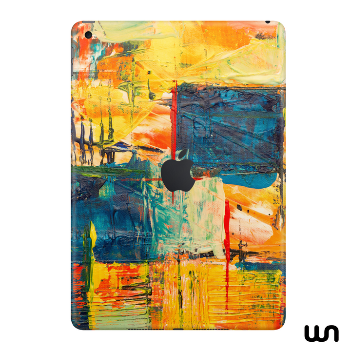 Apple iPad 10.2 9th Gen 2021 A2602 Abstract Brushed Art Skin