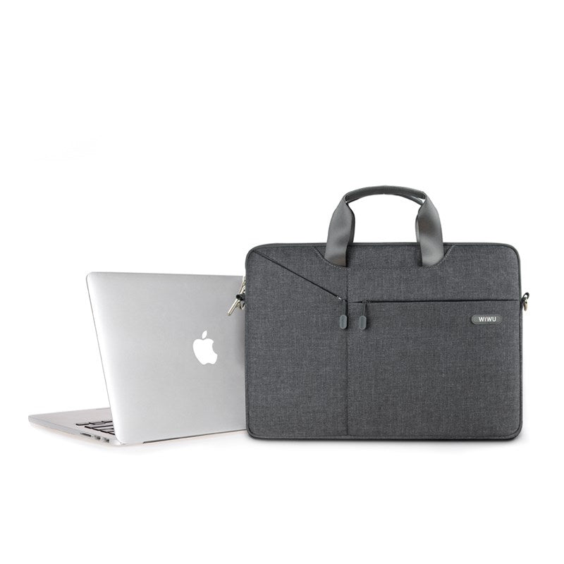 WIwu Laptop Sleeve Case Messenger Bag Waterproof Shoulder Bag Briefcase Handbag 15.6