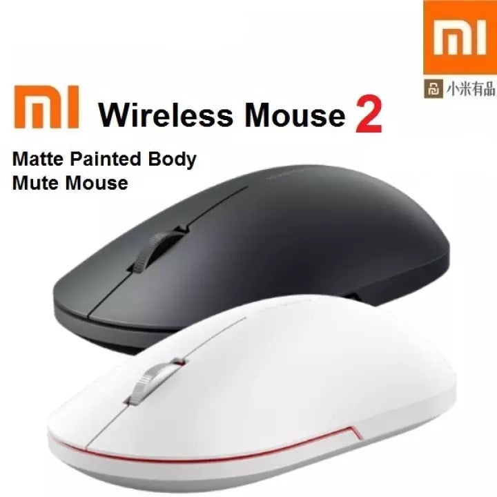 Xiaomi Mi XMWS002TM 2.4GHz Wireless Portable Mouse 2 - Black