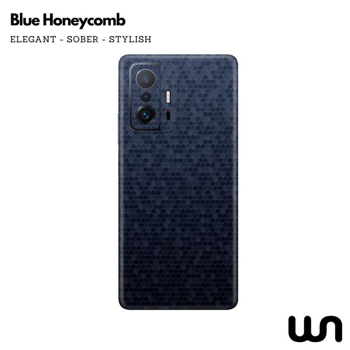 Honeycomb Blue Textured Skin for Xiaomi MI 11t Pro