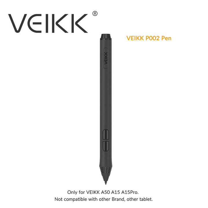 VEIKK Graphic Tablet Pen P02 Stylus for Digital Drawing Tablet