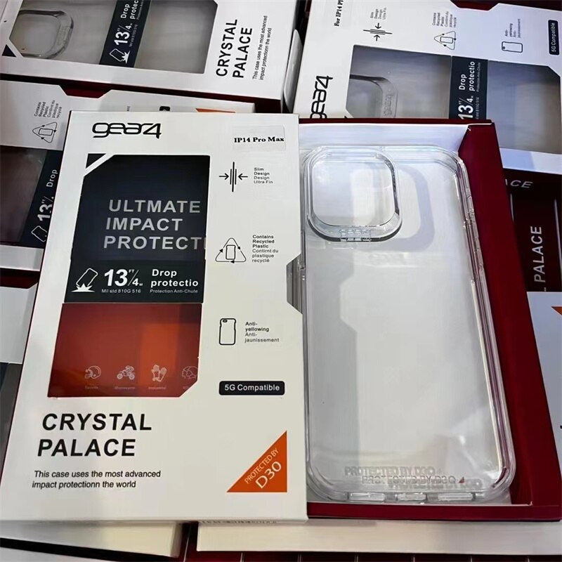 Gear 4 Crystal Clear Case Protection Cover For iPhone