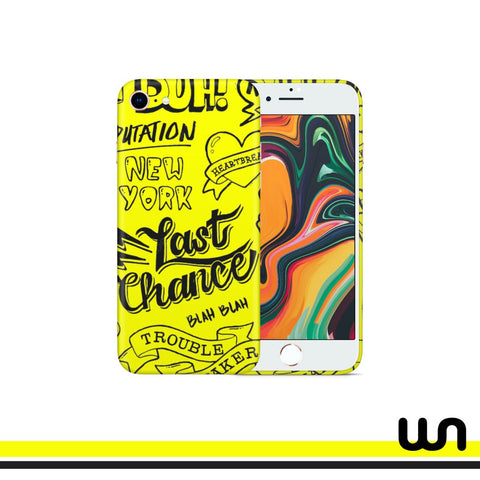 Last Chance Doodle Skin for iPhone 8