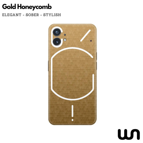 Honeycomb Gold Textured Skin for Nothing Phone 1