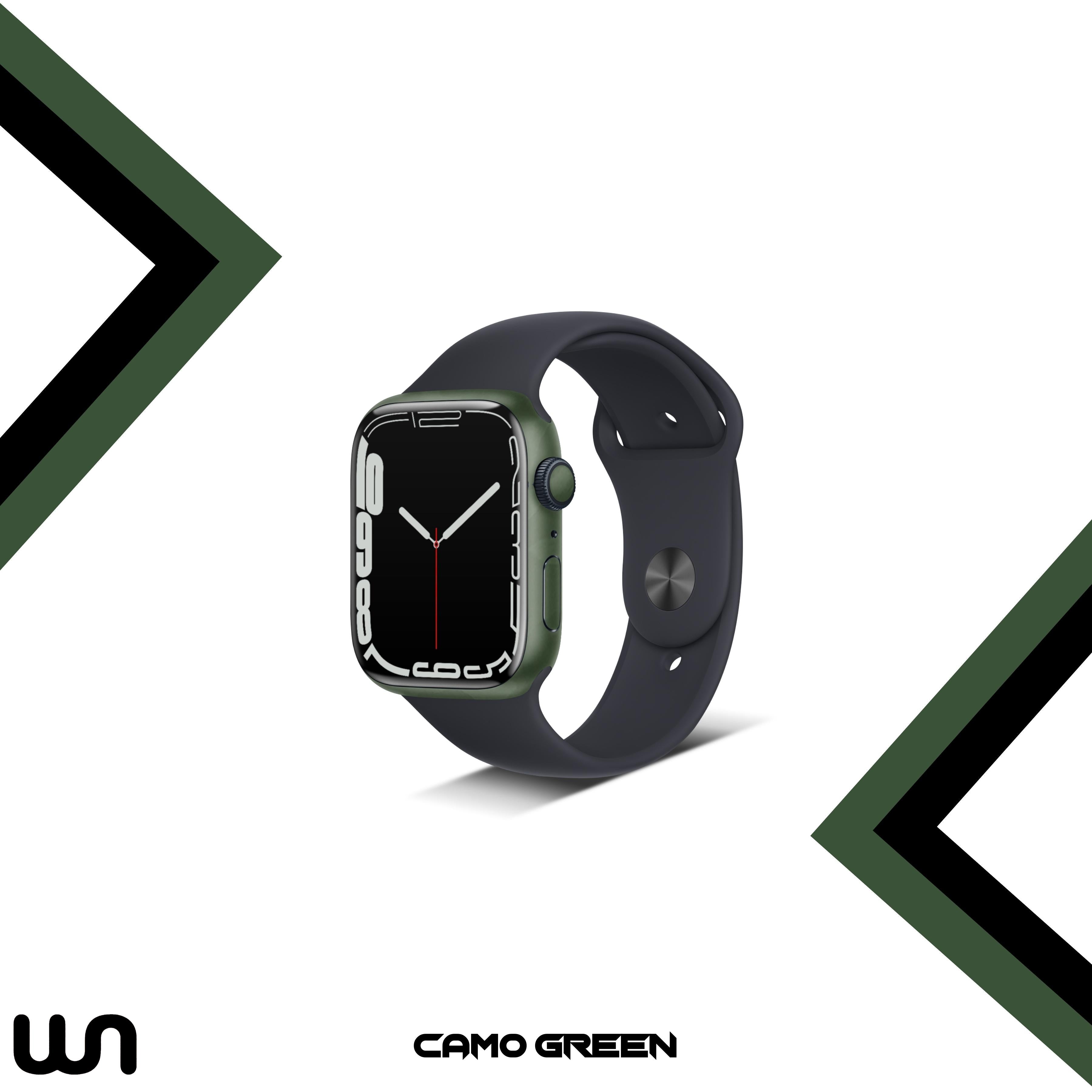 Apple Watch Series 3 38mm 42mm Watch Skins Camo Green 38mm