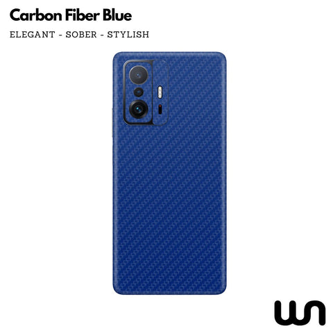 Carbon Fiber Blue Textured Skin for Xiaomi MI 11t Pro