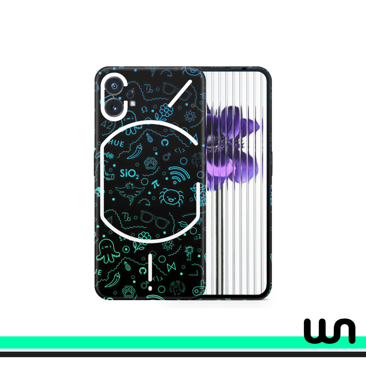 Blue Mix Doodle Skin for Nothing Phone 1