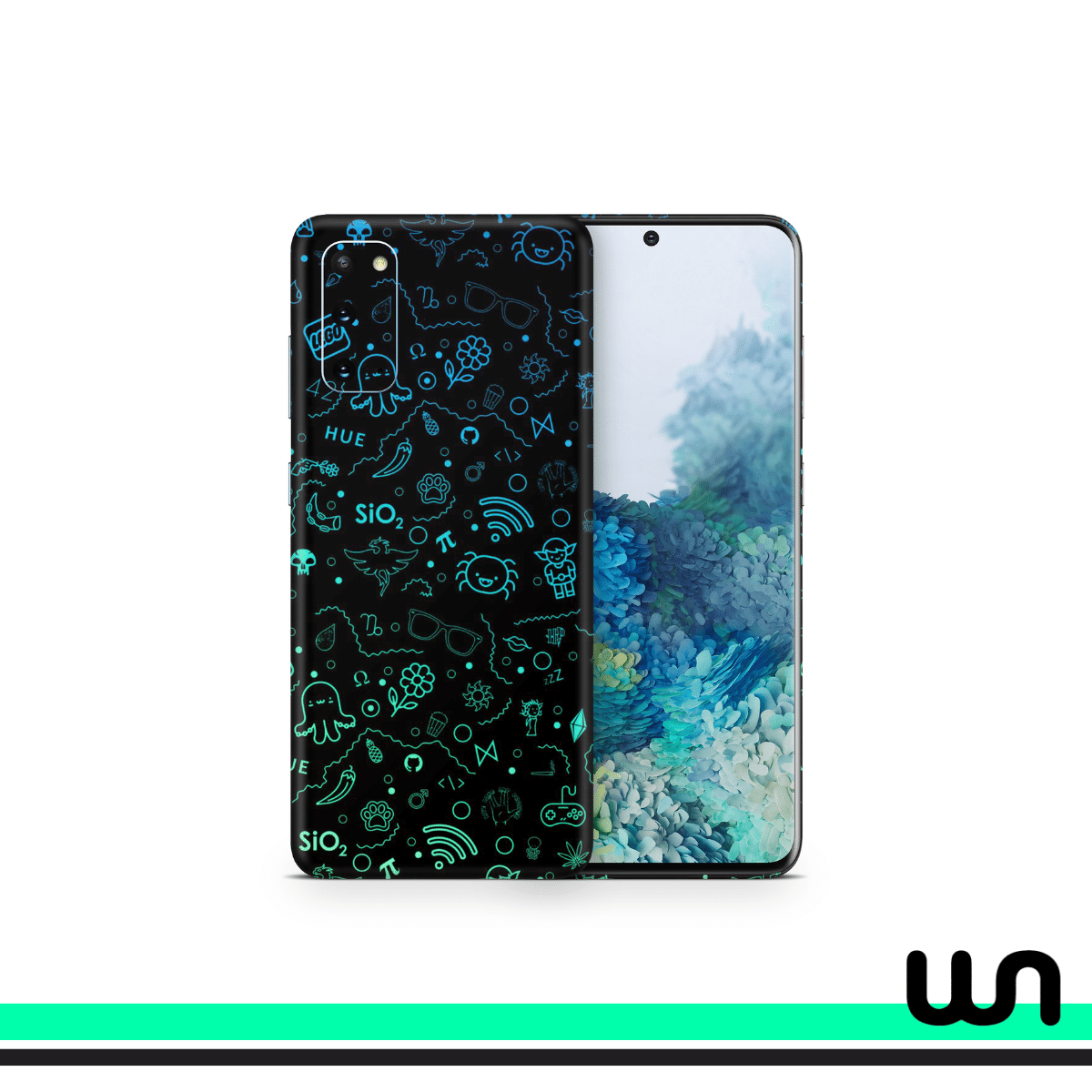 Blue Mix Doodle Skin for Samsung S20 Plus